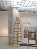 Műcsarnok - kiállítási installáció építése gipszkartonból